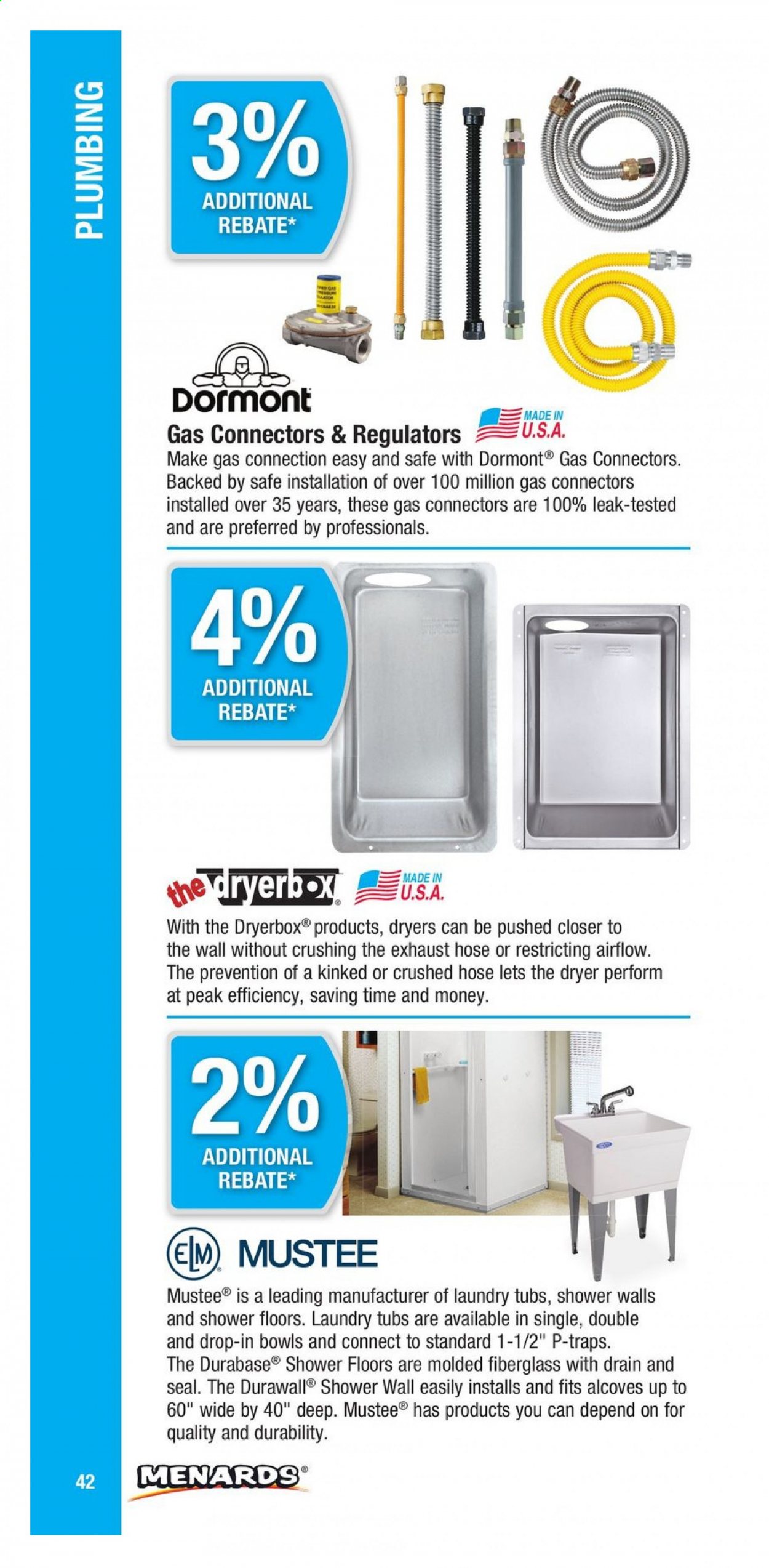 Menards ad. Page 42