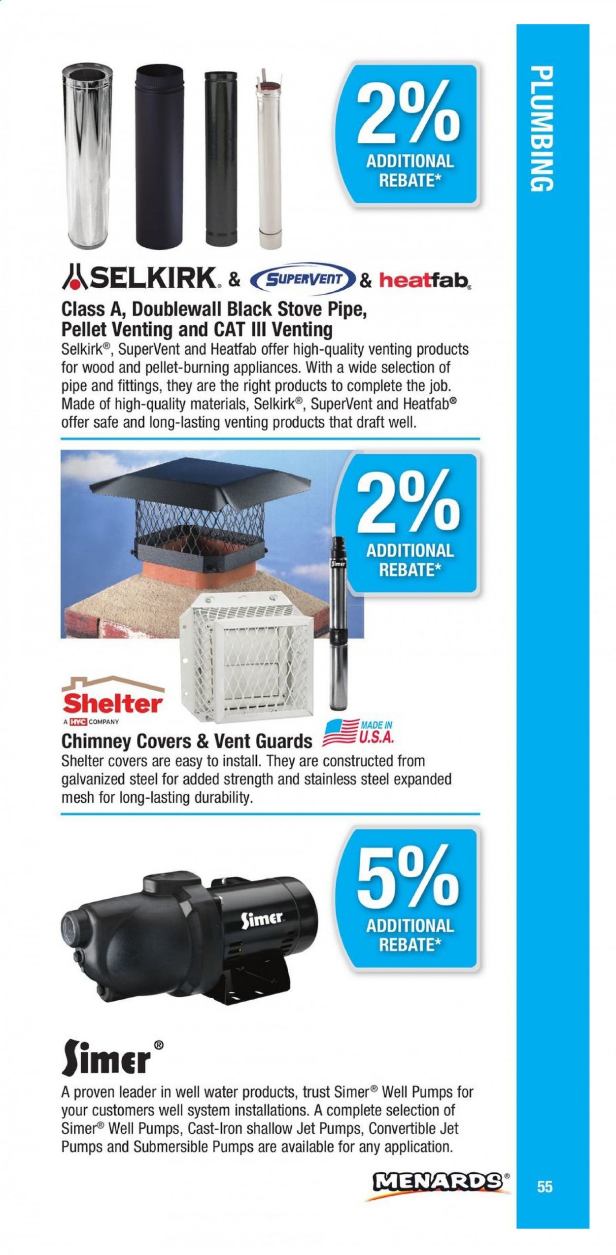 Menards ad. Page 55