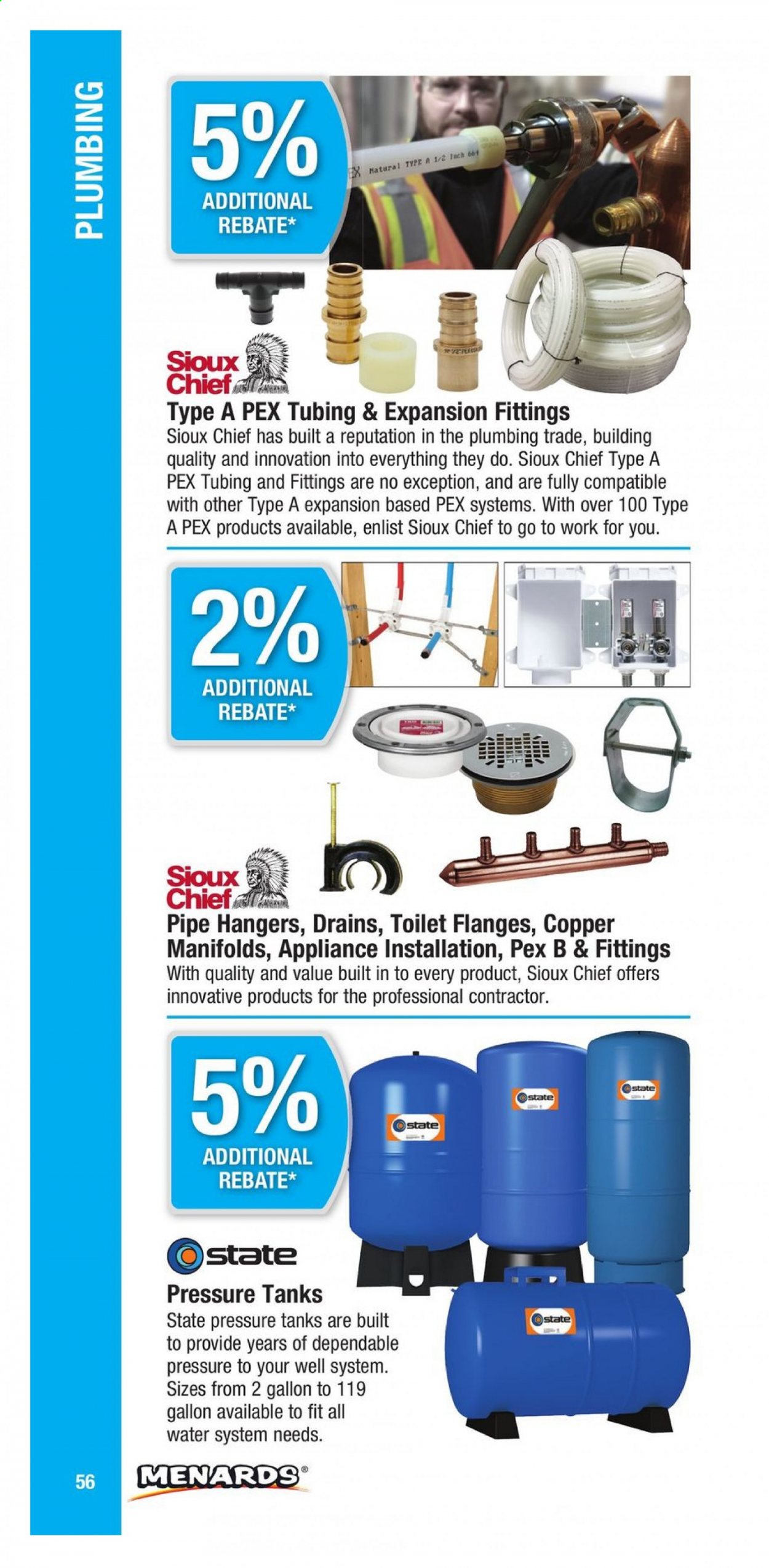 Menards ad. Page 56
