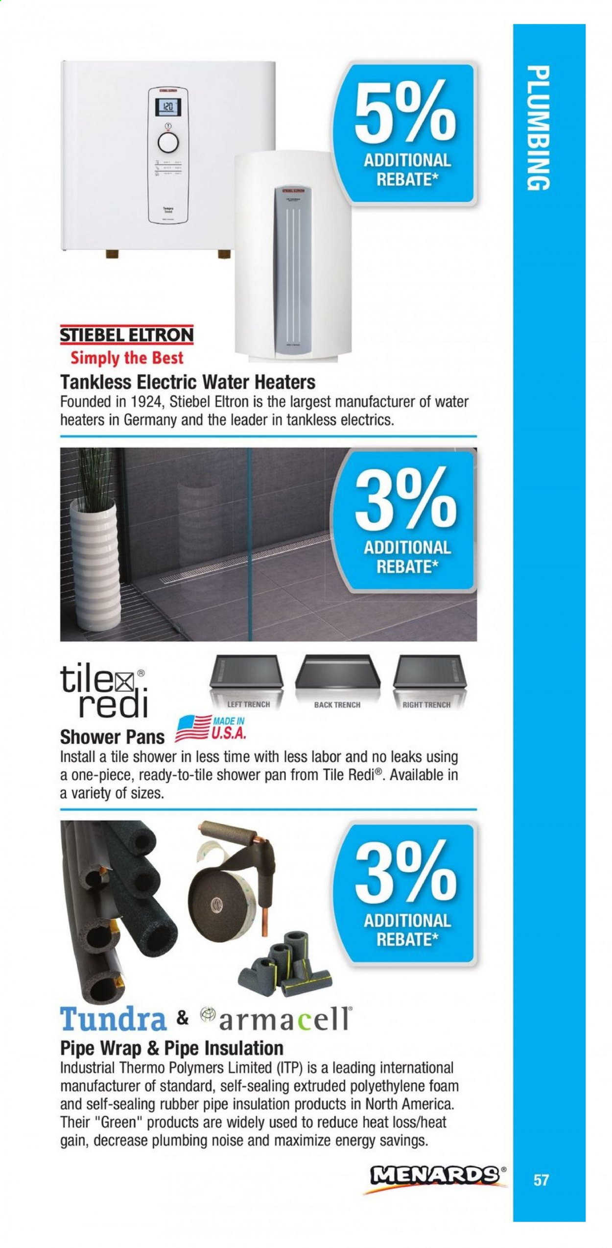 Menards ad. Page 57