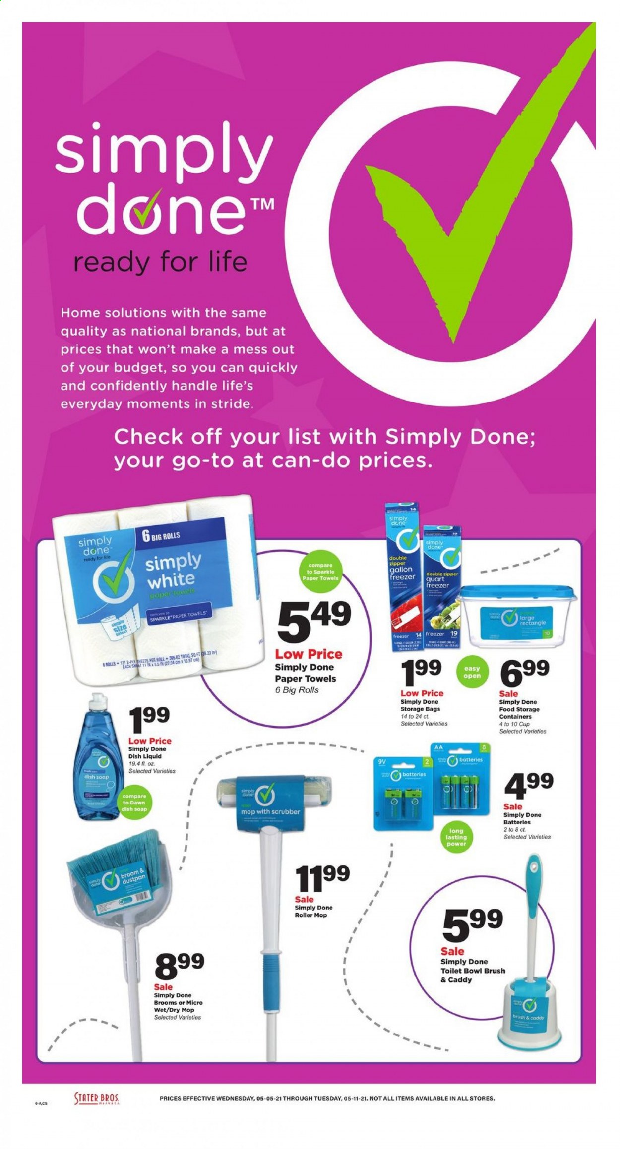 Stater Bros. ad - 05/05/2021 - 05/11/2021. Page 6