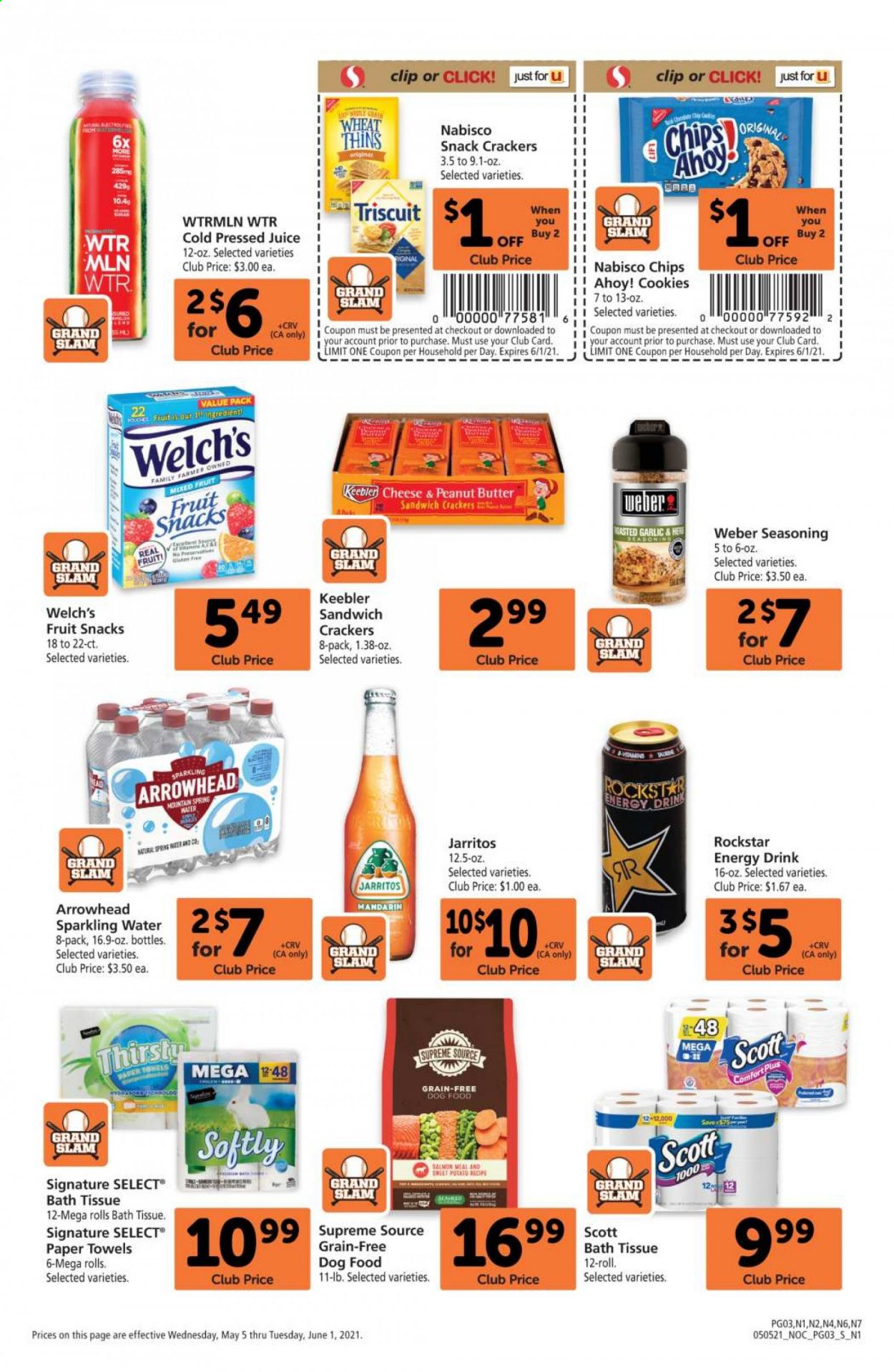 Safeway ad - 05/05/2021 - 06/01/2021. Page 3