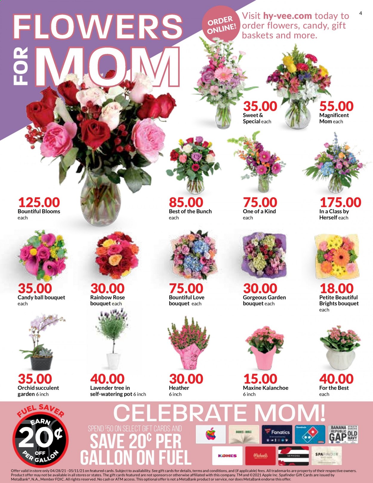Hy-Vee ad - 05/05/2021 - 05/11/2021. Page 4
