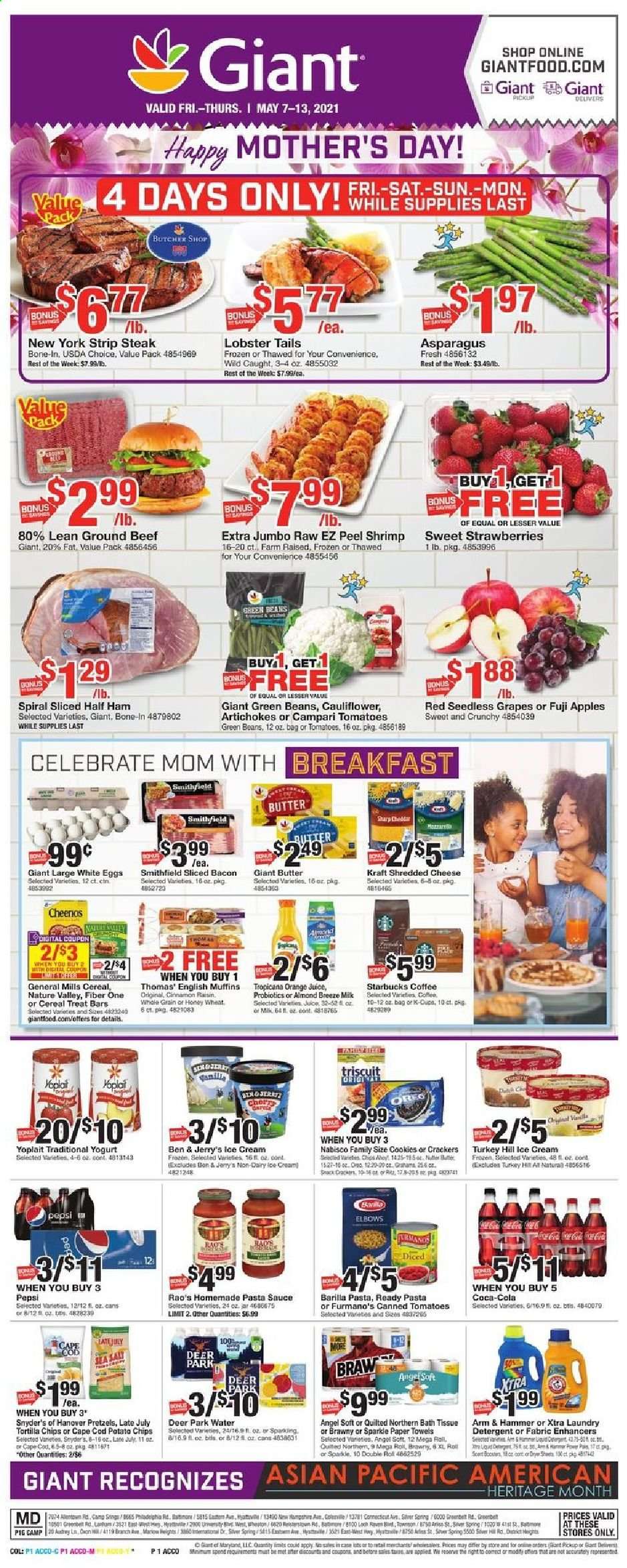 Giant Food ad - 05/07/2021 - 05/13/2021. Page 1