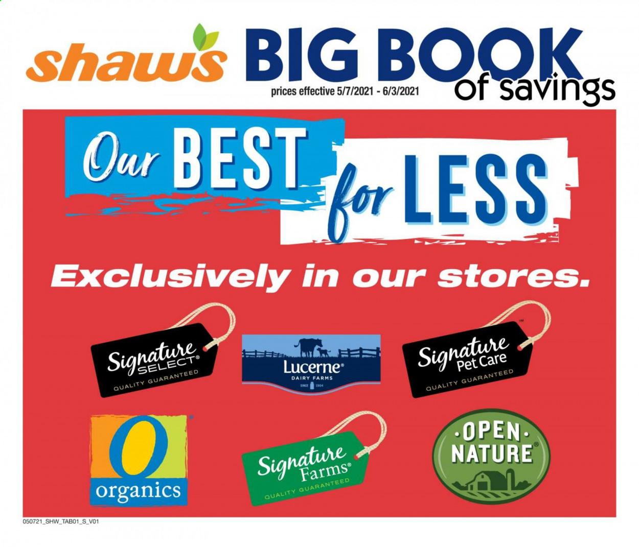 Shaw’s ad - 05/07/2021 - 06/03/2021. Page 1