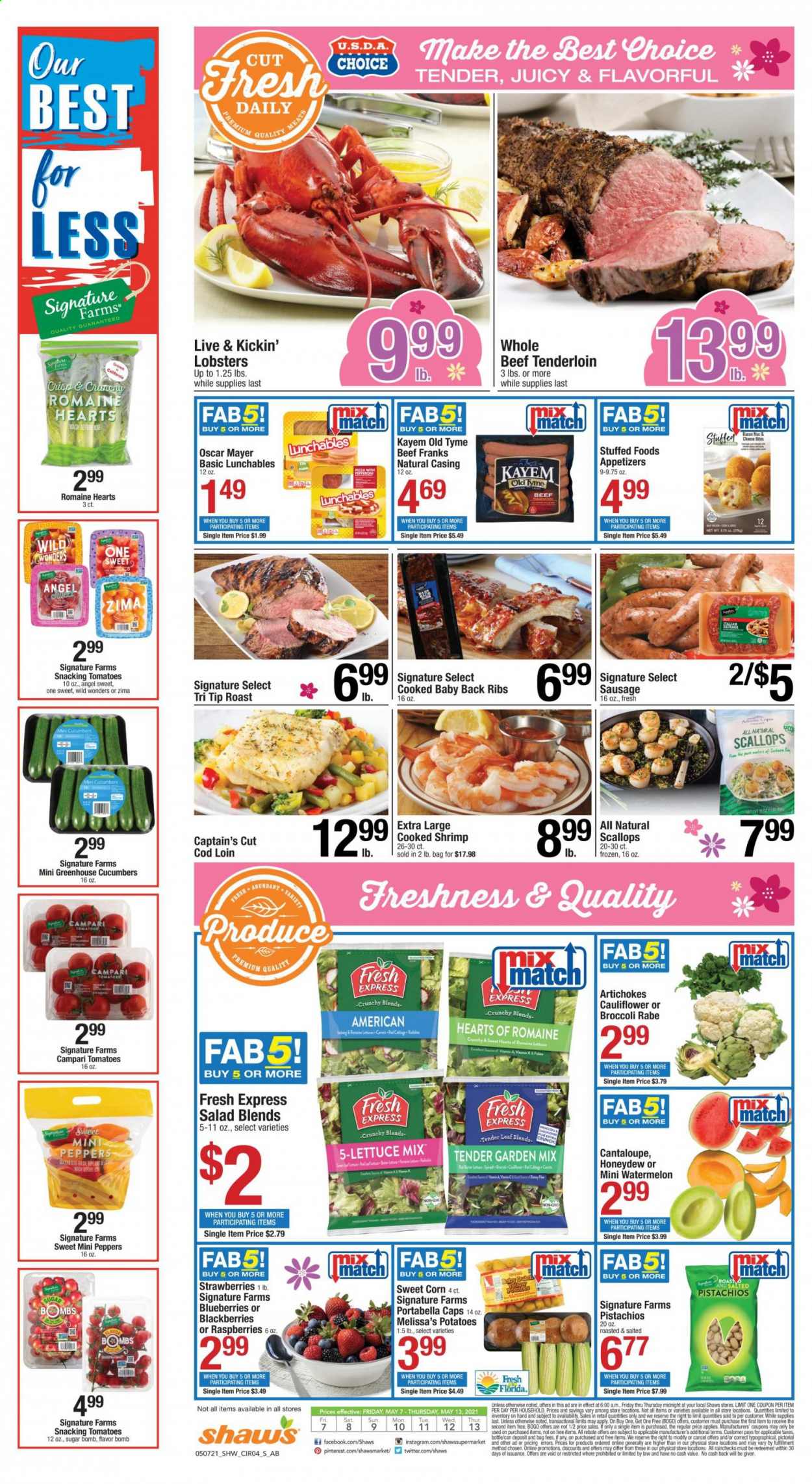 Shaw’s ad - 05/07/2021 - 05/13/2021. Page 3