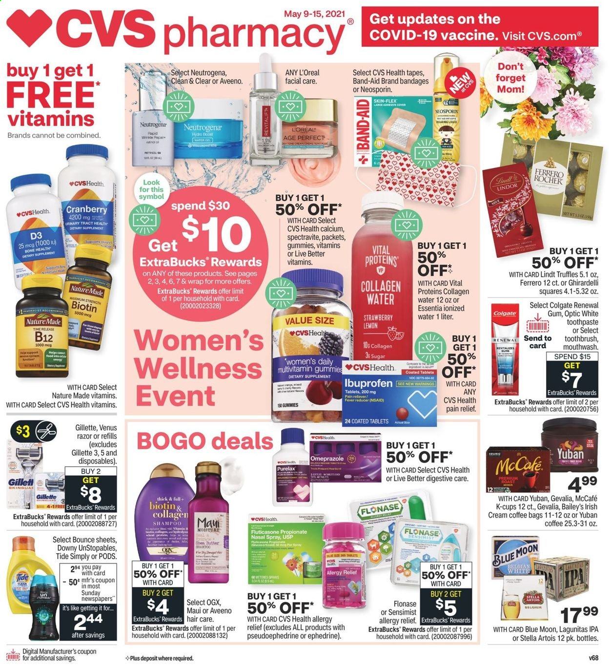 CVS Pharmacy ad - 05/09/2021 - 05/15/2021. Page 1