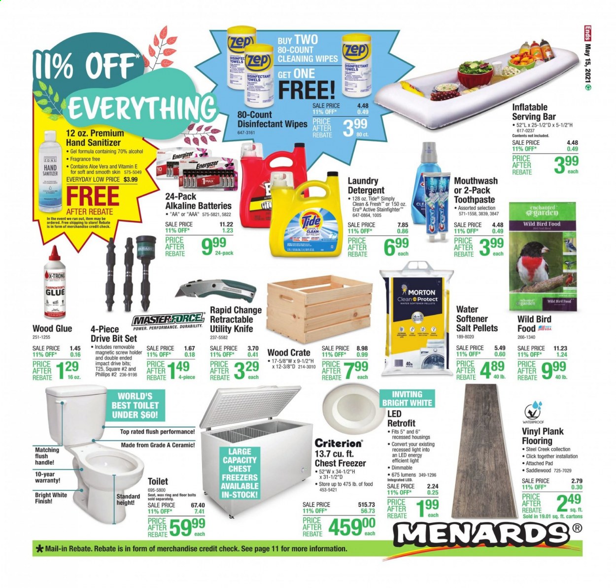 Menards ad - 05/06/2021 - 05/15/2021. Page 17