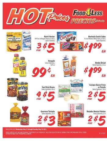 Food 4 Less Flyer - 05.12.2021 - 05.18.2021.