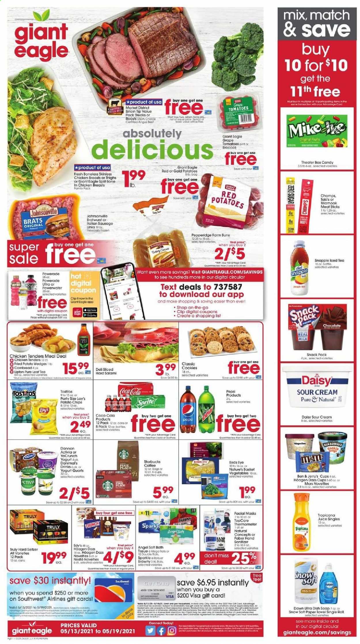 Giant Eagle ad - 05/13/2021 - 05/19/2021. Page 1