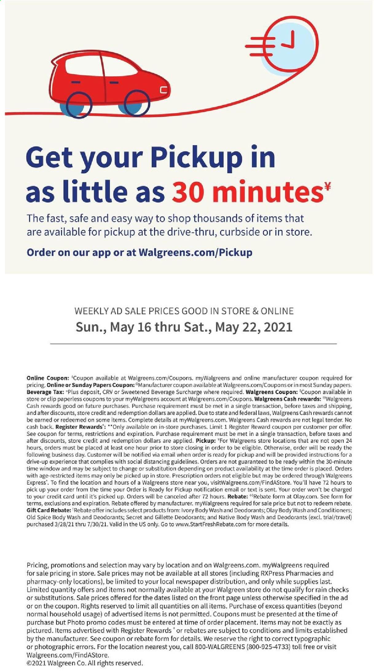 Walgreens ad - 05/16/2021 - 05/22/2021. Page 23