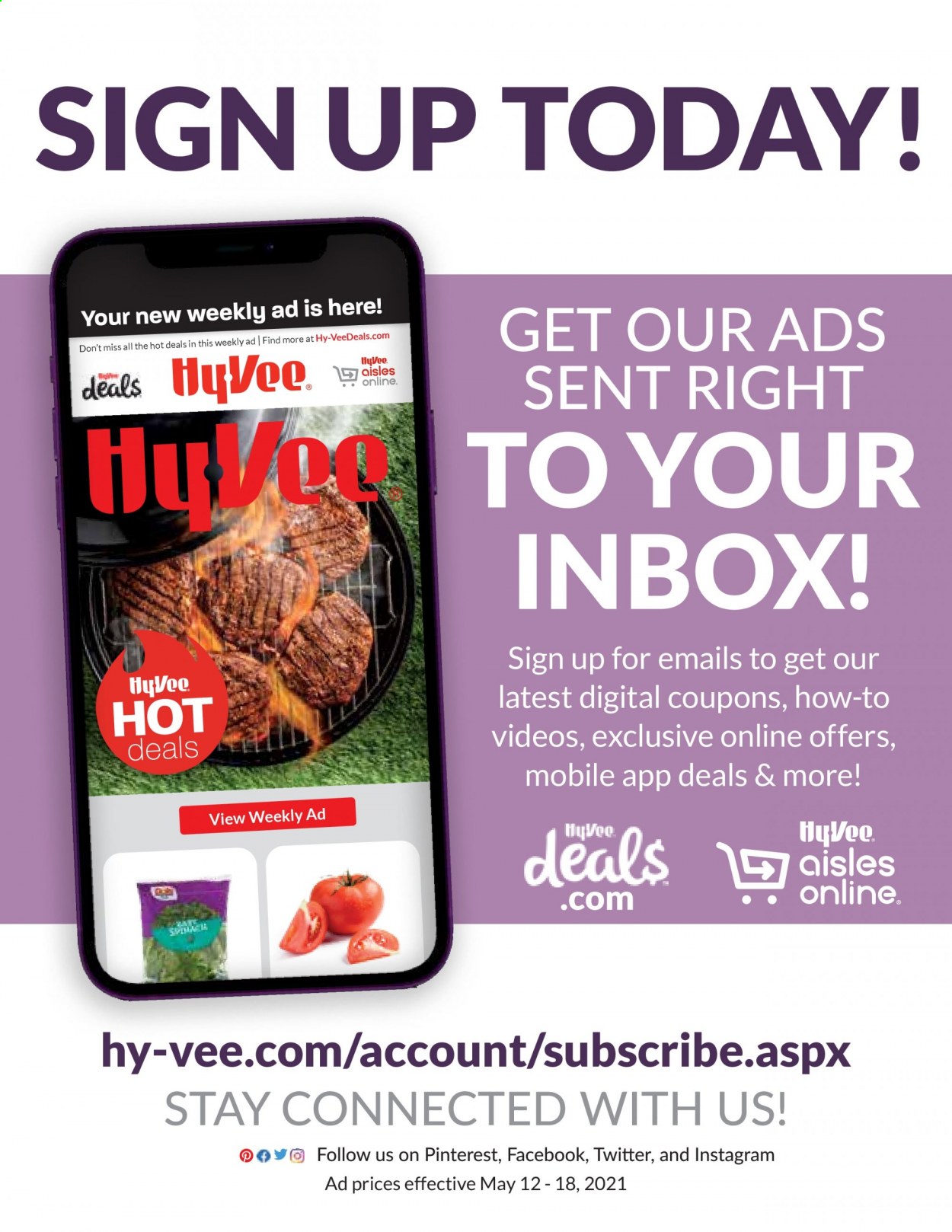 Hy-Vee ad - 05/12/2021 - 05/18/2021. Page 32