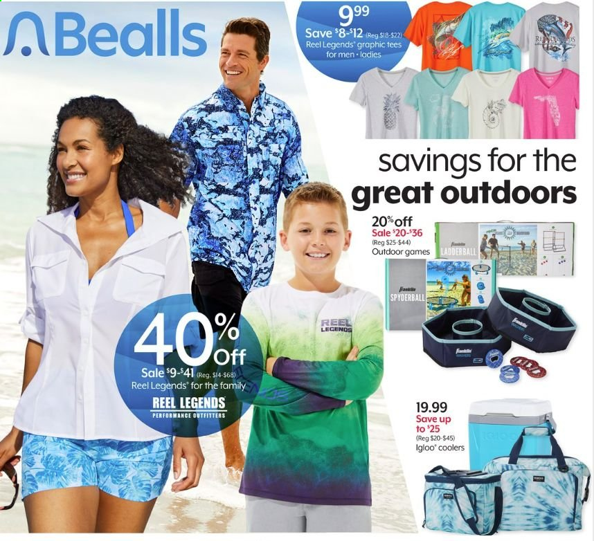 thumbnail - Bealls Florida Flyer - 05/12/2021 - 05/18/2021 - Sales products - Reel Legends. Page 1.