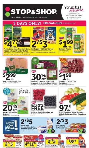 Stop & Shop Flyer - 05.14.2021 - 05.20.2021.