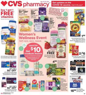 CVS Pharmacy Flyer - 05.16.2021 - 05.22.2021.