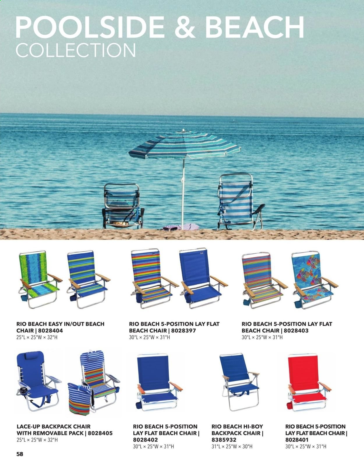 thumbnail - ACE Hardware Flyer - 05/03/2021 - 09/30/2021 - Sales products - beach chair, backpack chair. Page 58.