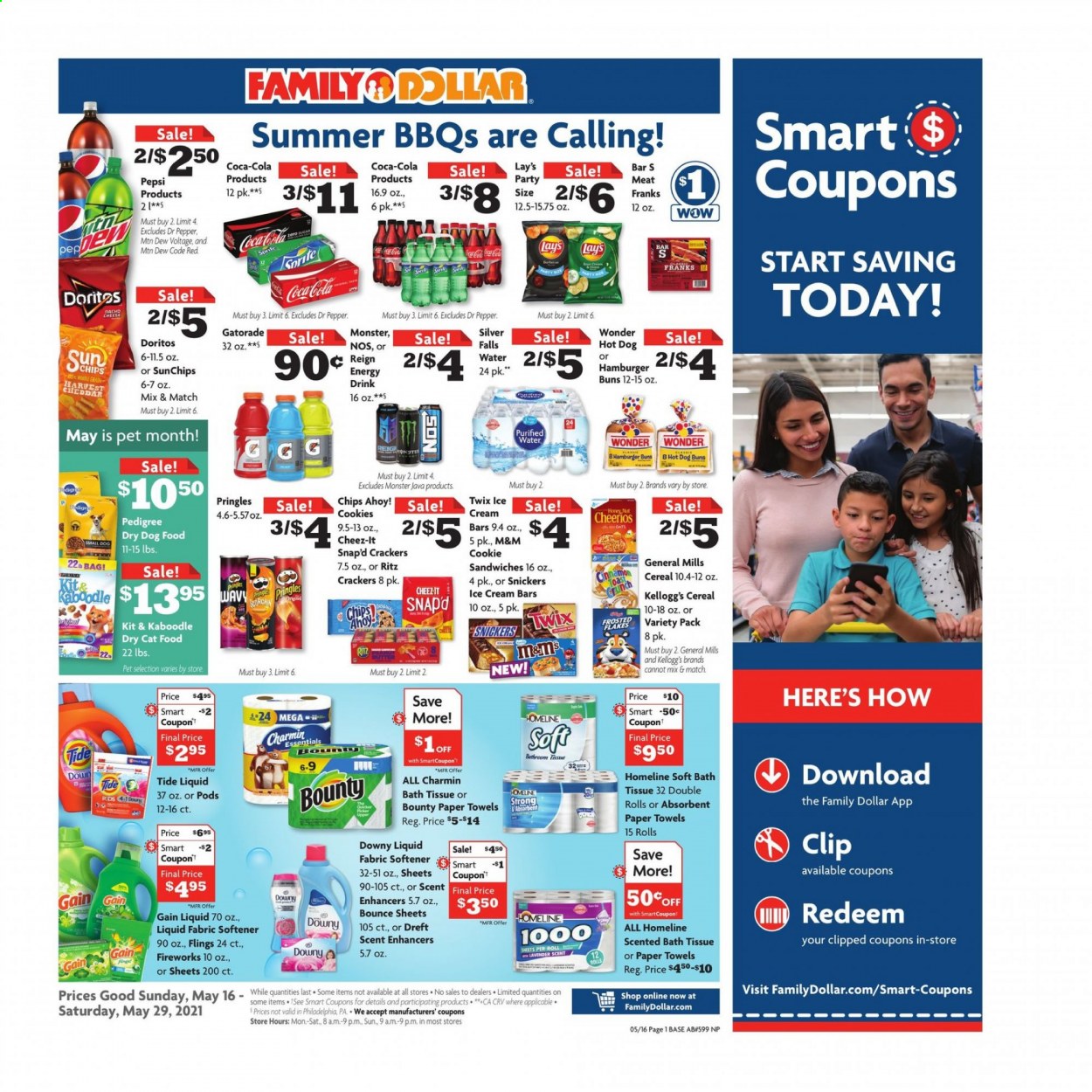 Family Dollar ad - 05/16/2021 - 05/29/2021. Page 1