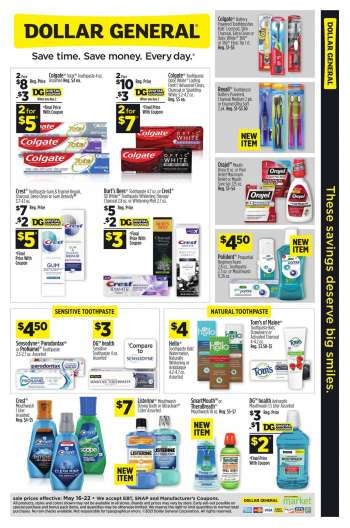 Dollar General Flyer - 05.16.2021 - 05.22.2021.