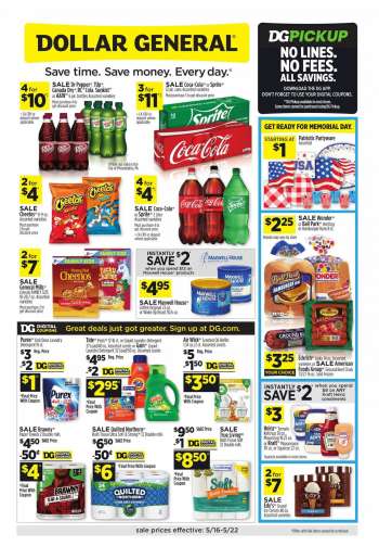 Dollar General Flyer - 05.16.2021 - 05.22.2021.