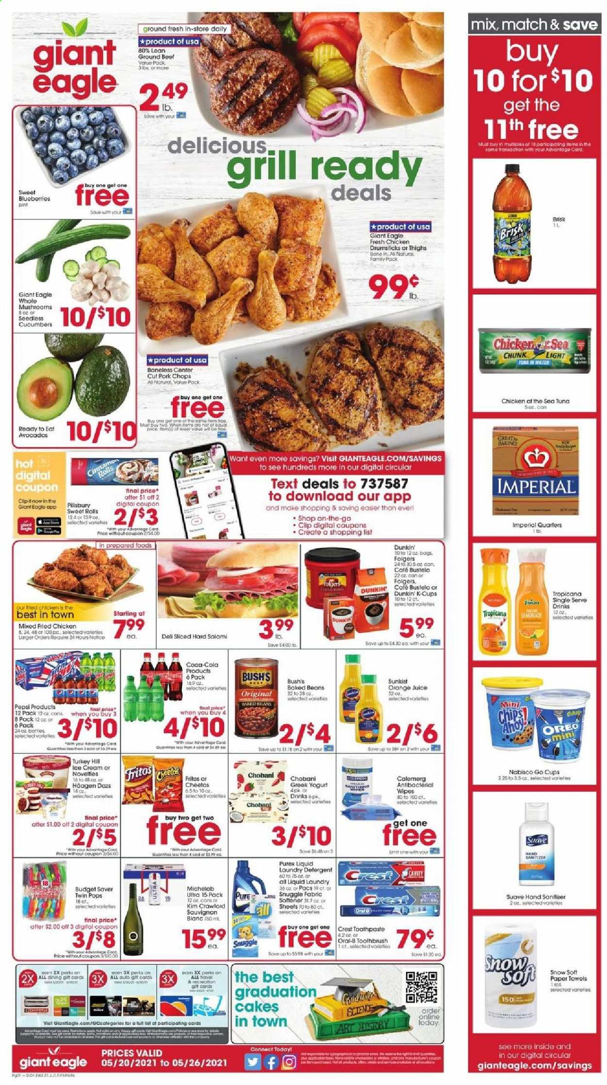 Giant Eagle ad - 05/20/2021 - 05/26/2021. Page 1