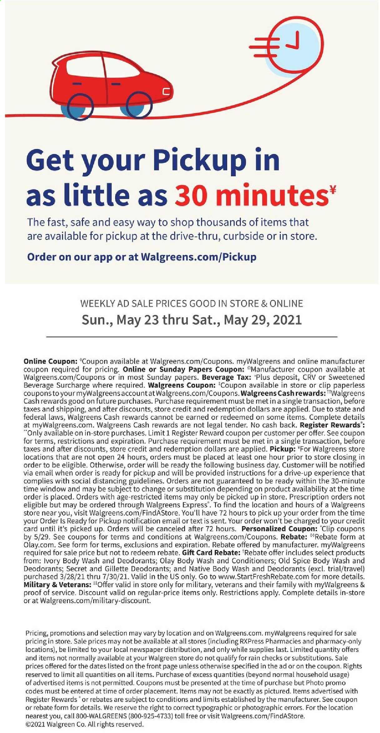 Walgreens ad - 05/23/2021 - 05/29/2021. Page 19