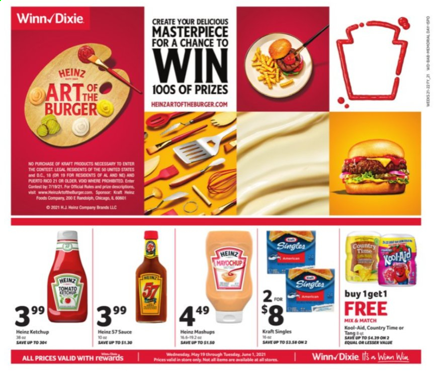 Winn Dixie ad - 05/19/2021 - 06/01/2021. Page 1