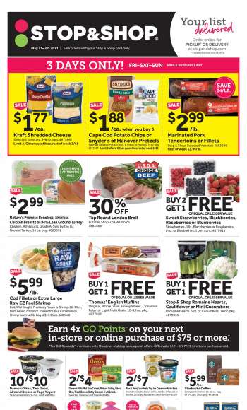 Stop & Shop Flyer - 05.21.2021 - 05.27.2021.