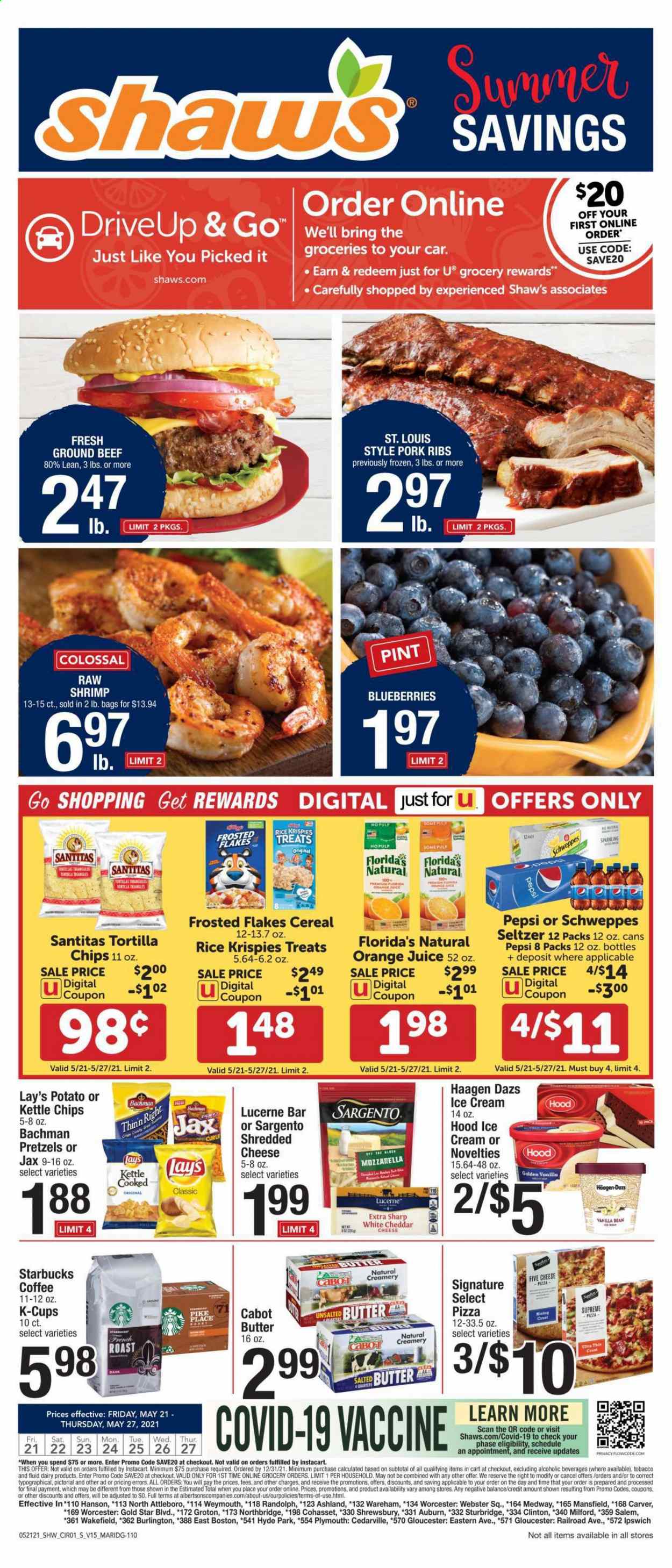 Shaw’s ad - 05/21/2021 - 05/27/2021. Page 1