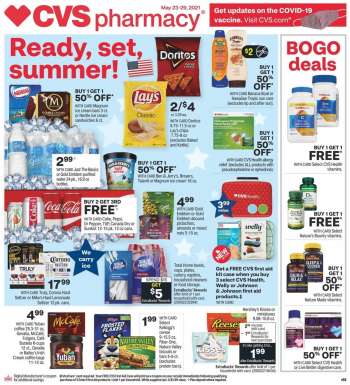 CVS Pharmacy Flyer - 05.23.2021 - 05.29.2021.