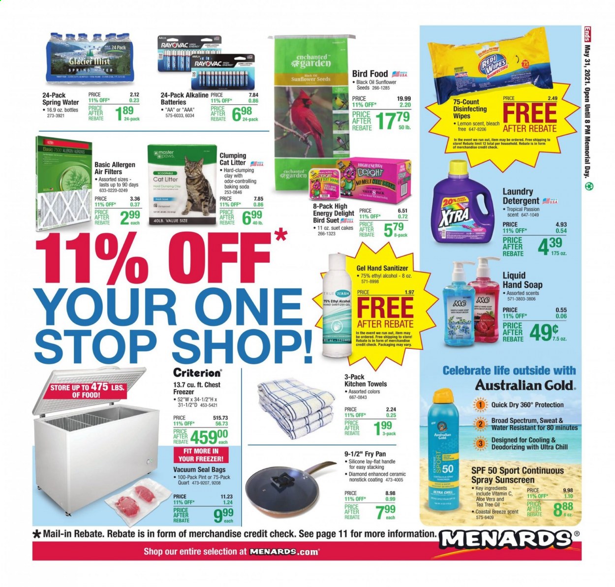 Menards ad - 05/20/2021 - 05/31/2021. Page 17