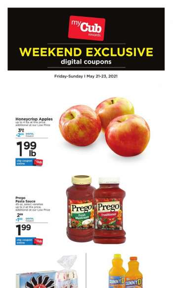 Cub Foods Flyer - 05.21.2021 - 05.23.2021.
