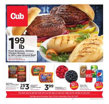 Cub Foods Flyer - 05.23.2021 - 05.29.2021.