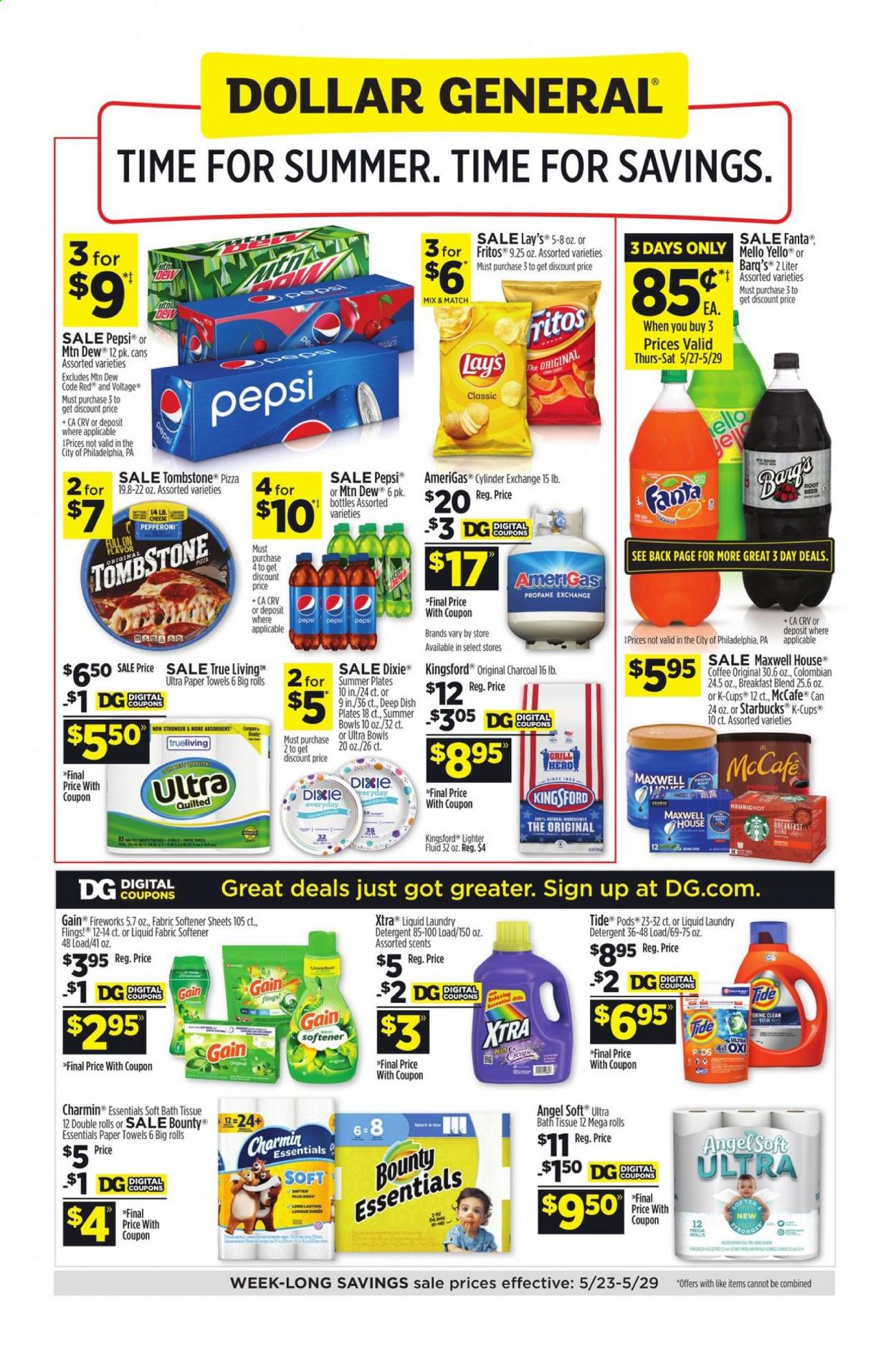Dollar General ad - 05/23/2021 - 05/29/2021. Page 1