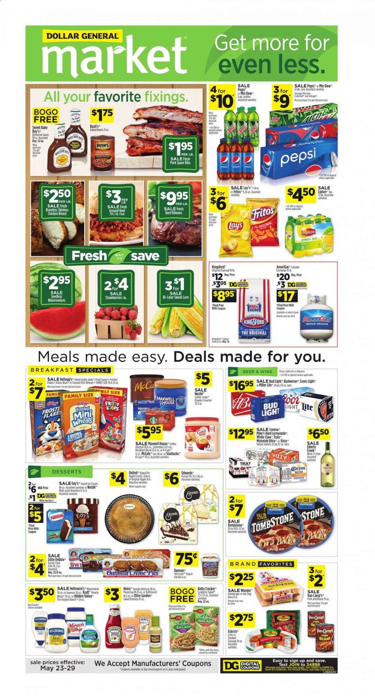 Dollar General ad - 05/23/2021 - 05/29/2021. Page 1