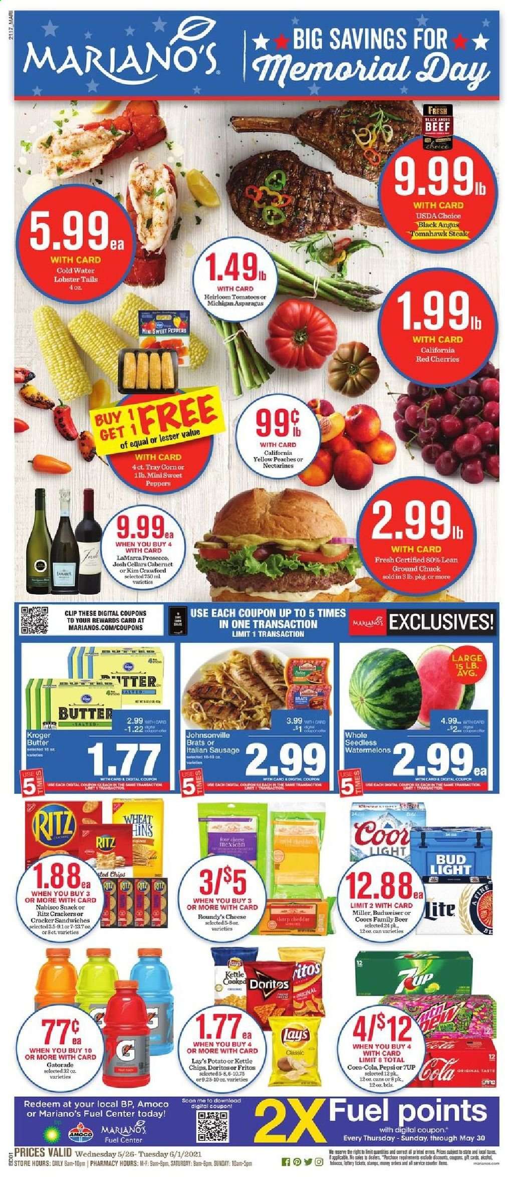 Mariano’s ad - 05/26/2021 - 06/01/2021. Page 1