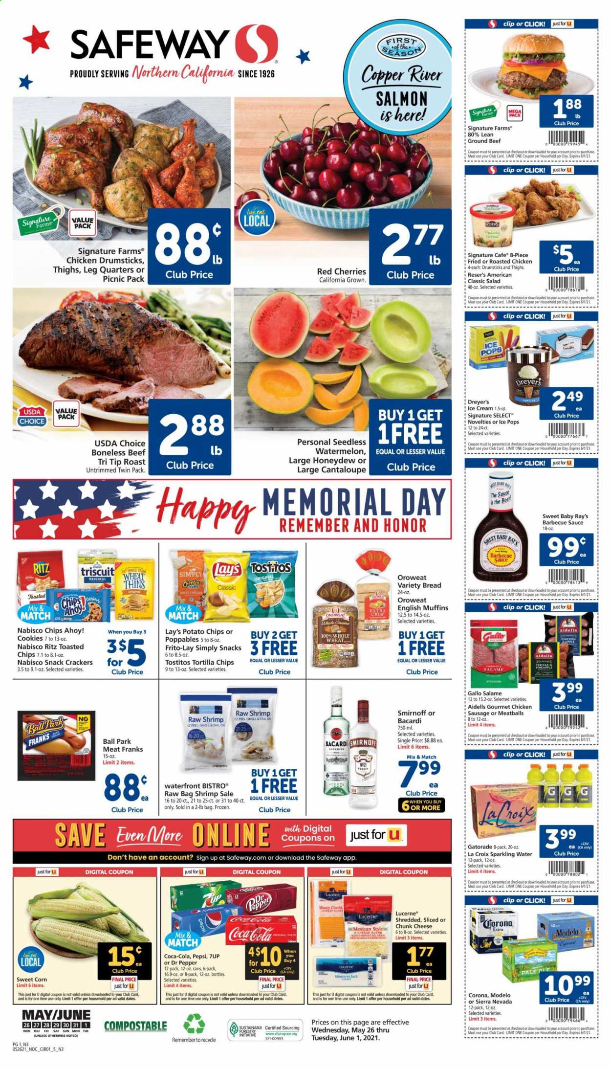 Safeway ad - 05/26/2021 - 06/01/2021. Page 1