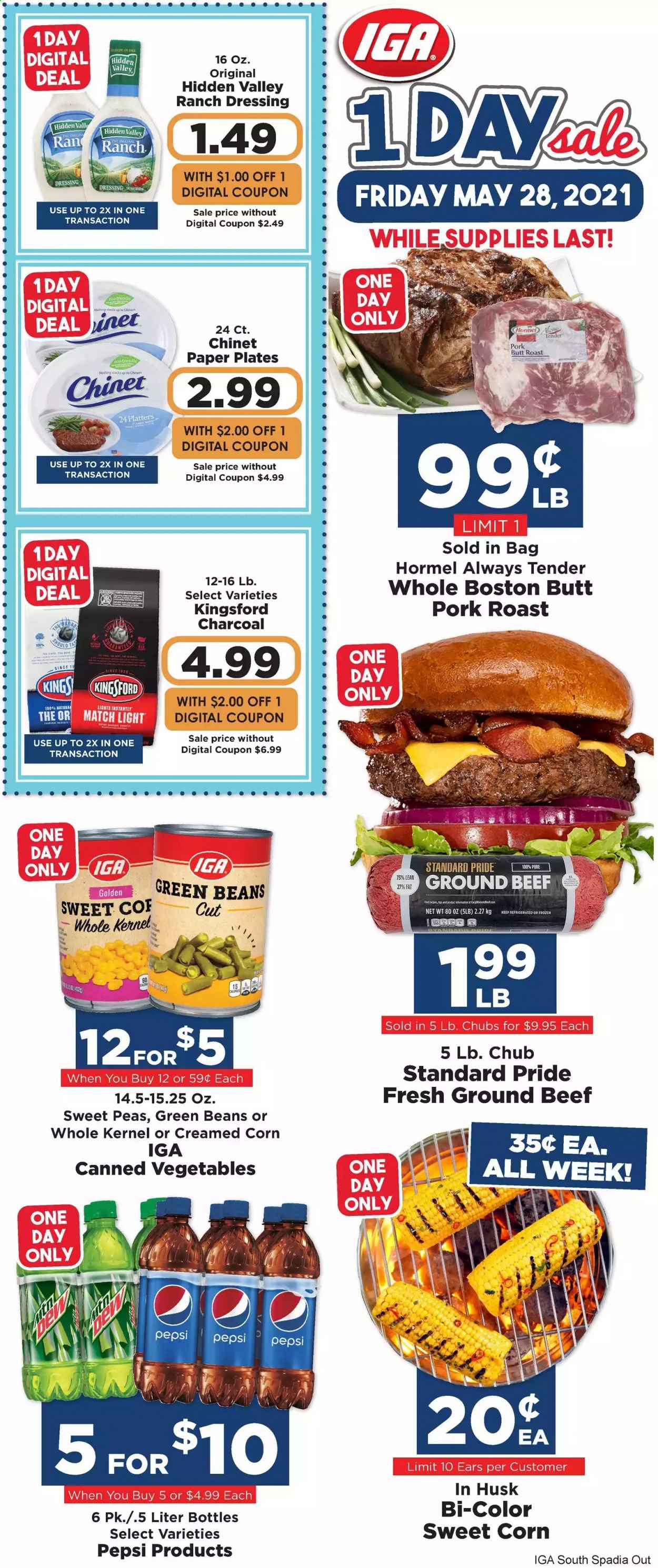 IGA ad - 05/28/2021 - 05/28/2021. Page 1