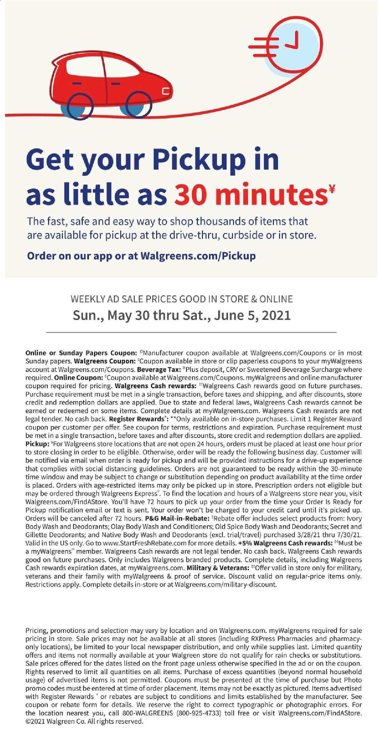 Walgreens ad - 05/30/2021 - 06/05/2021. Page 20