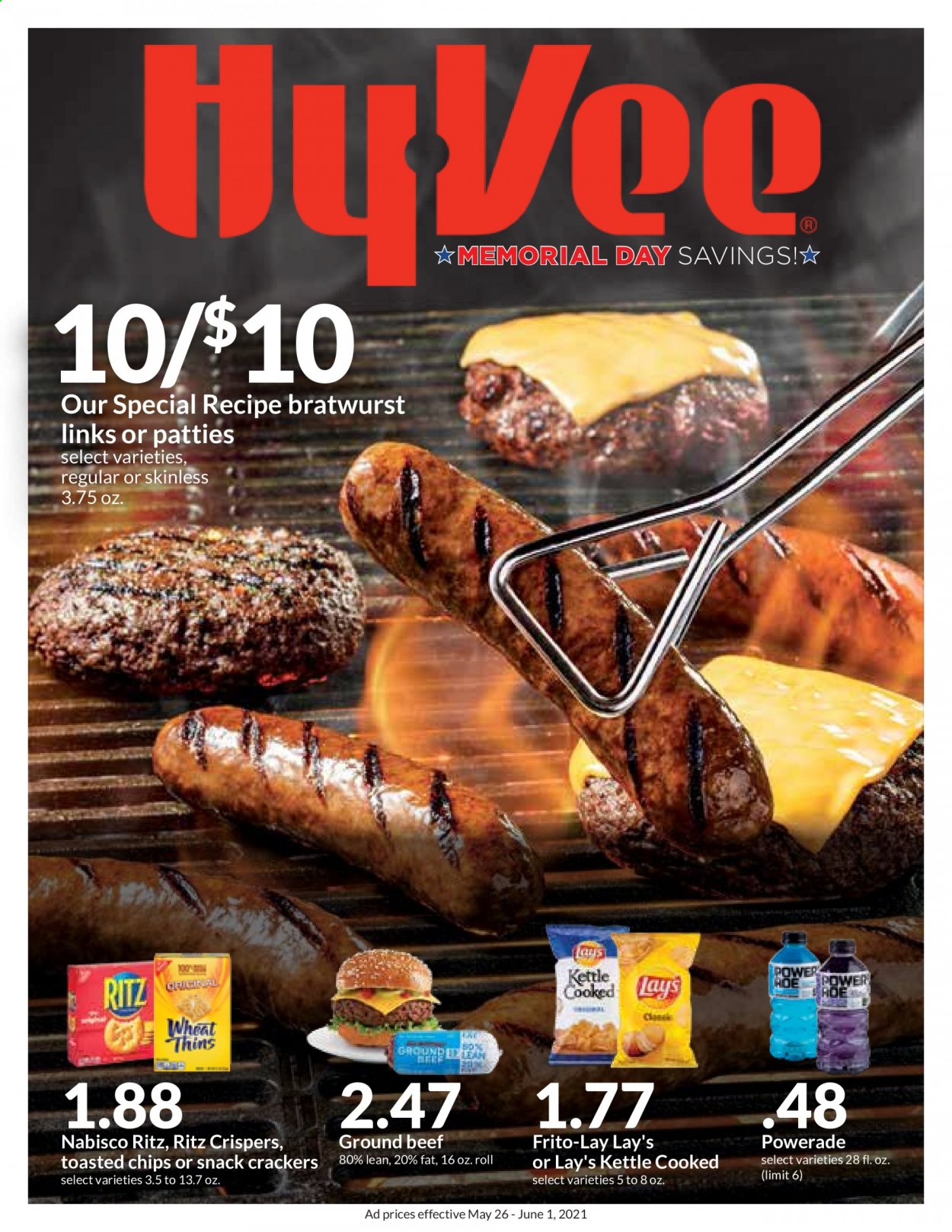 Hy-Vee ad - 05/26/2021 - 06/01/2021. Page 1