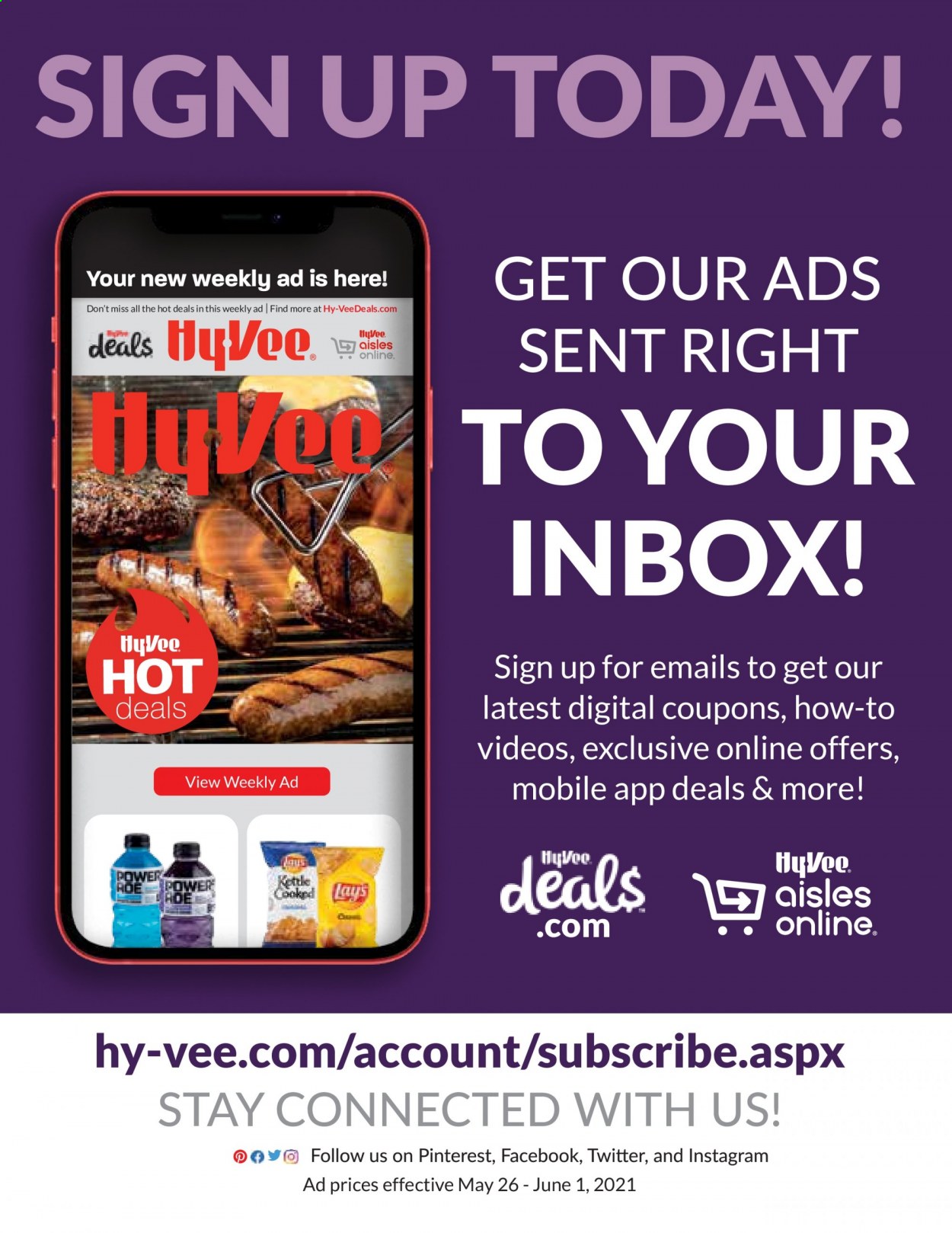 Hy-Vee ad - 05/26/2021 - 06/01/2021. Page 36