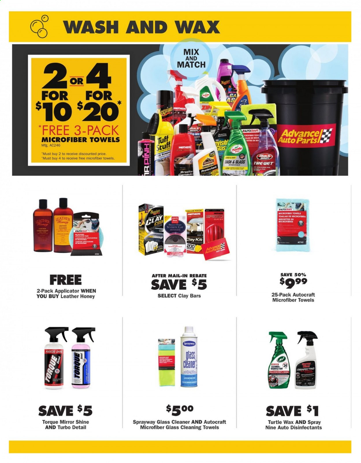 thumbnail - Advance Auto Parts Flyer - 05/27/2021 - 06/30/2021 - Sales products - microfiber towel, cleaner. Page 21.