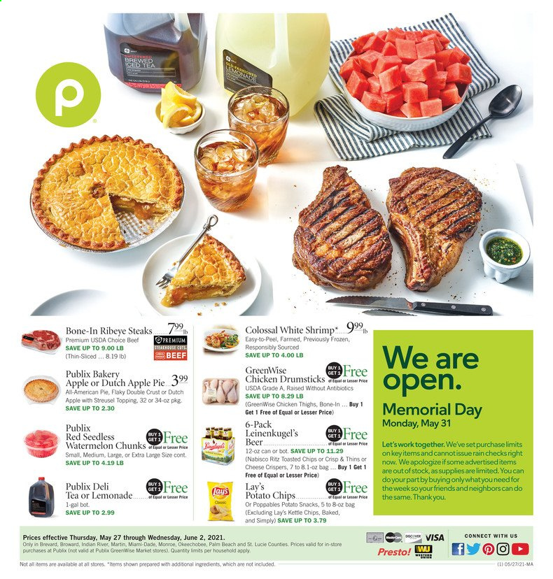 Publix ad - 05/27/2021 - 06/02/2021. Page 1