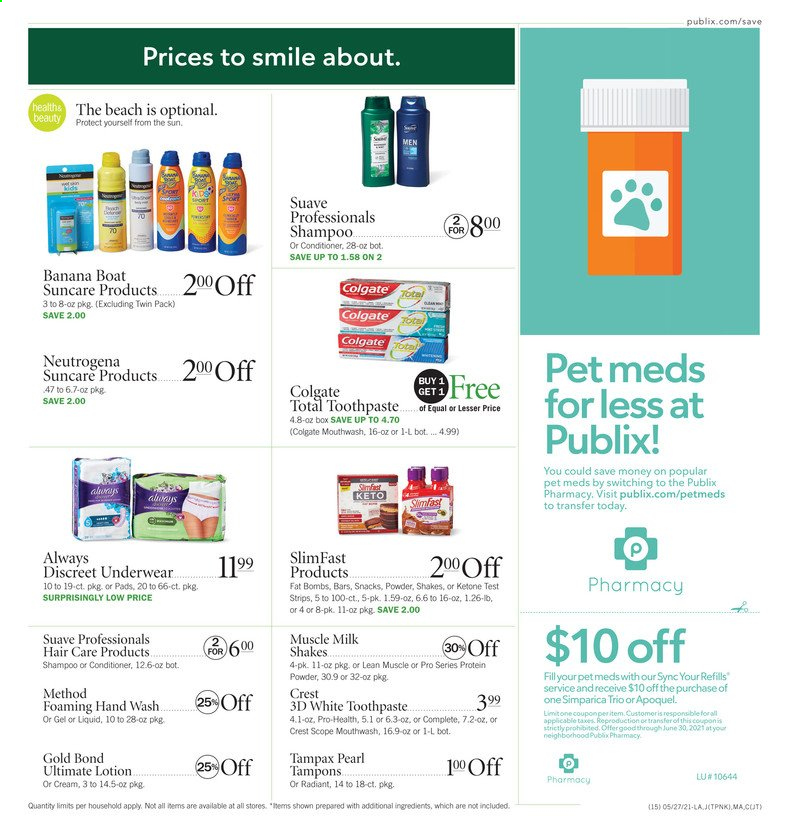 Publix ad - 05/27/2021 - 06/02/2021. Page 15