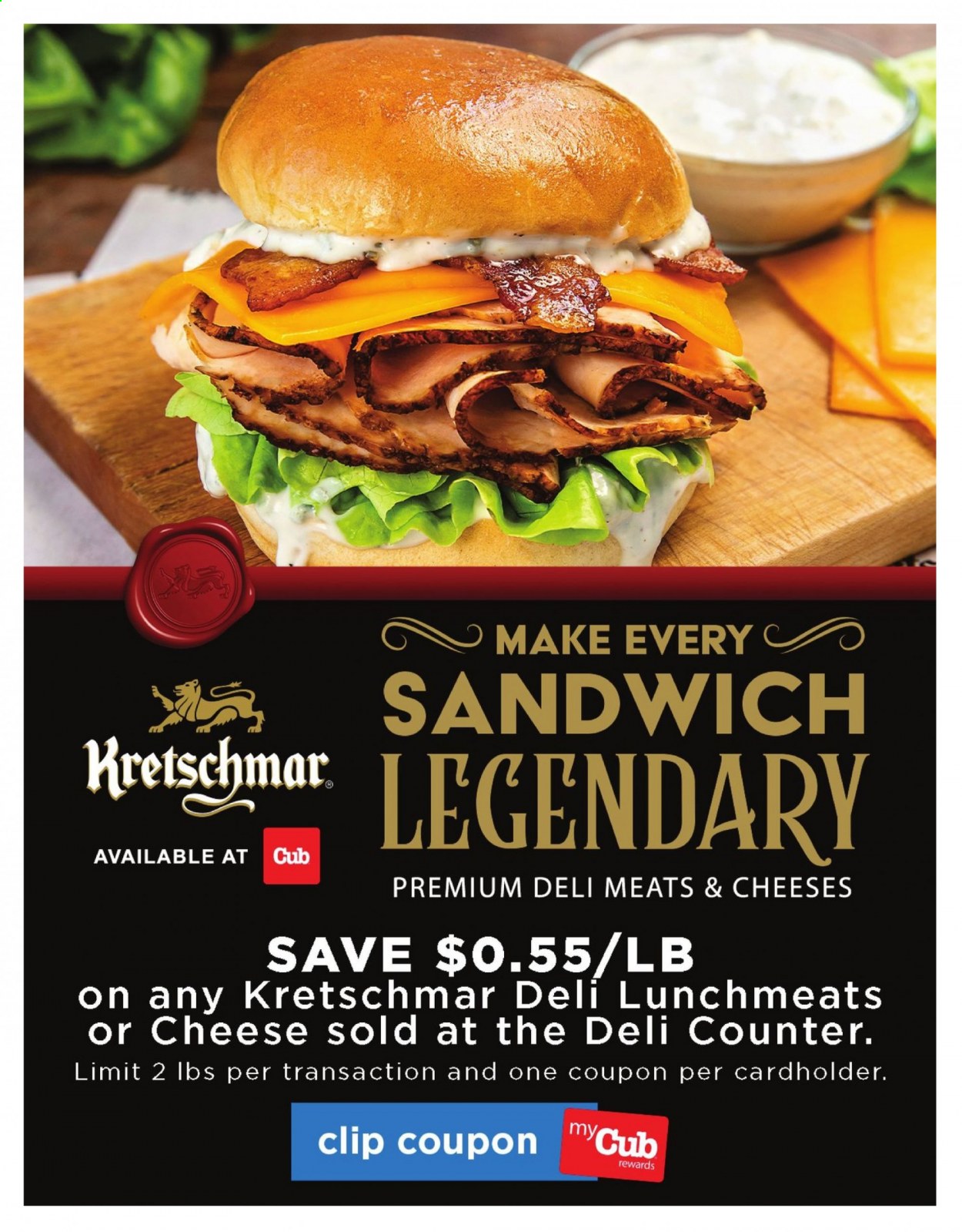 thumbnail - Cub Foods Flyer - 05/23/2021 - 05/29/2021 - Sales products - sandwich, lunch meat. Page 1.
