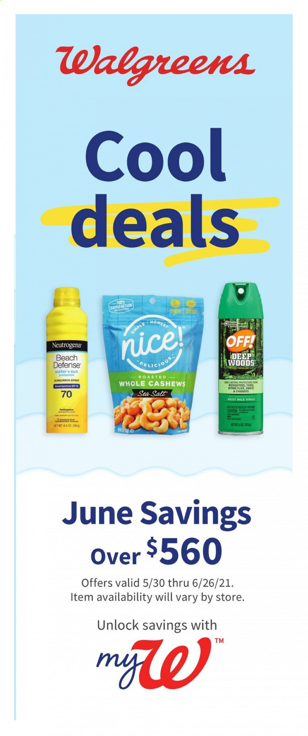 Walgreens ad - 05/30/2021 - 06/26/2021. Page 1