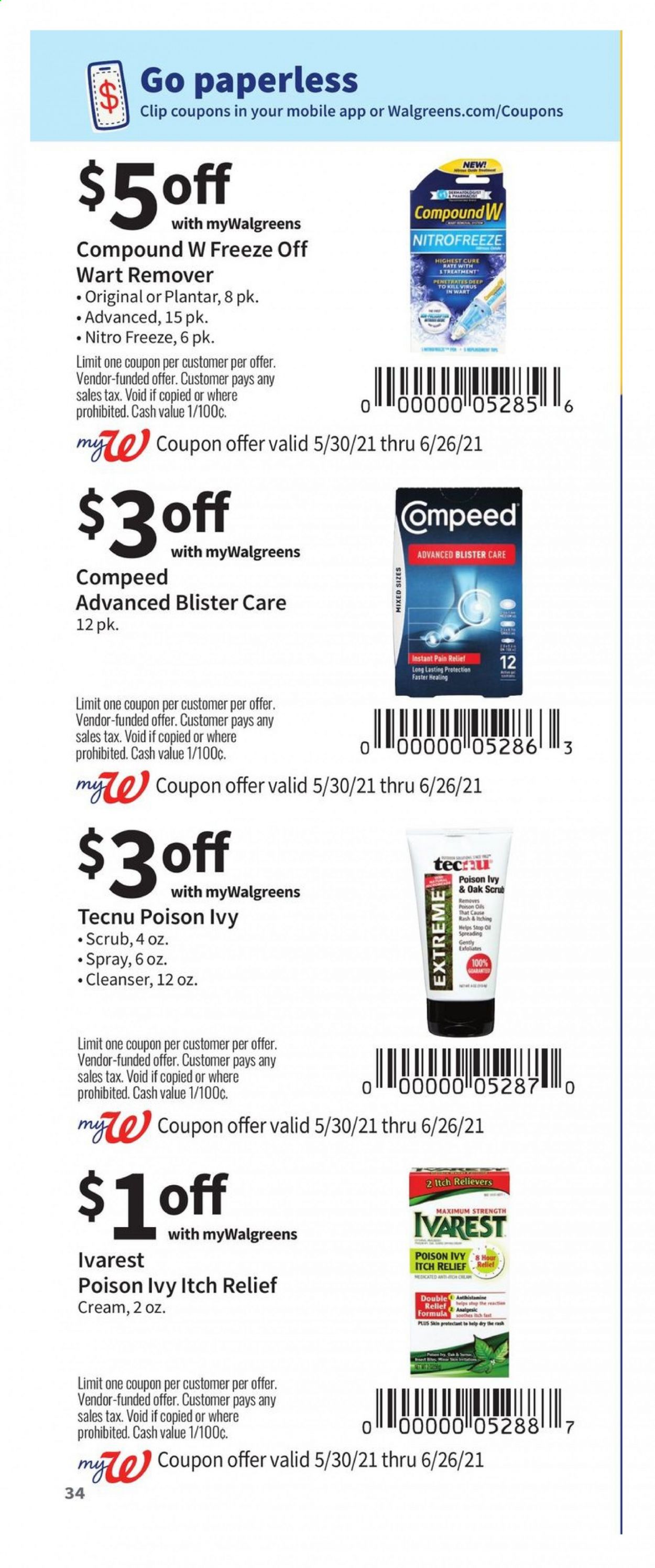 Walgreens ad - 05/30/2021 - 06/26/2021. Page 34