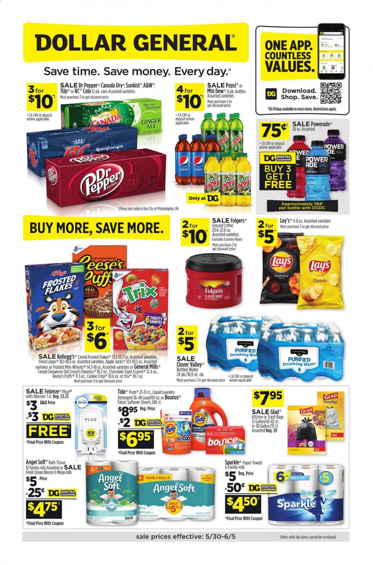Dollar General ad - 05/30/2021 - 06/05/2021. Page 1