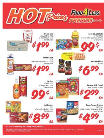 Food 4 Less Flyer - 06.02.2021 - 06.08.2021.