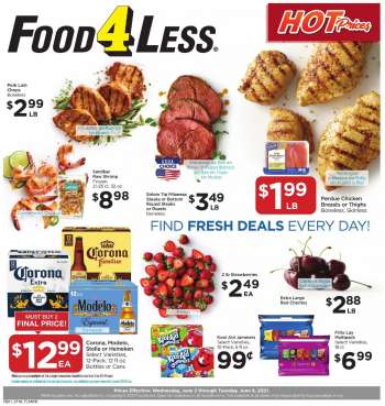 Food 4 Less Flyer - 06.02.2021 - 06.08.2021.