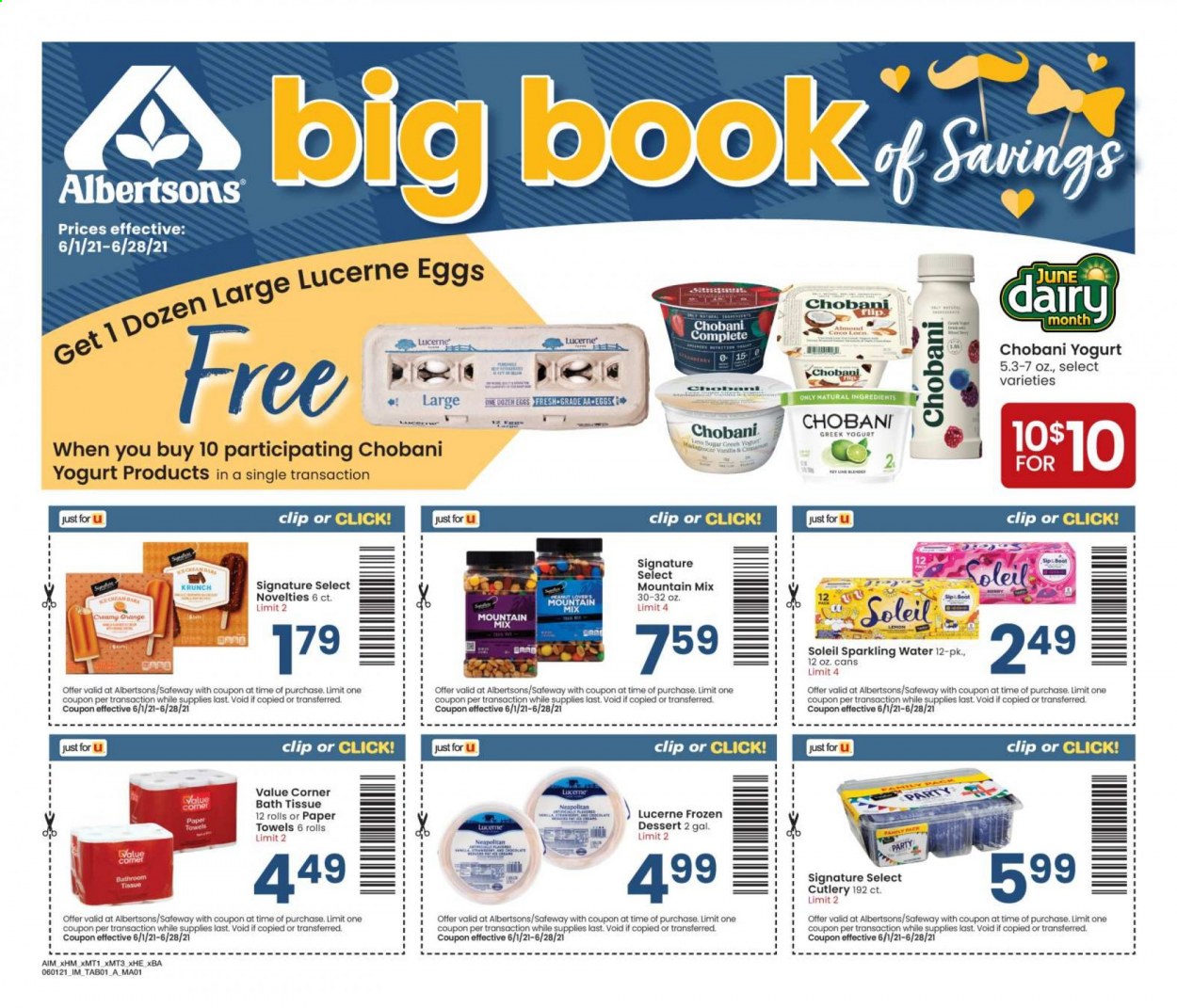 Albertsons ad - 06/01/2021 - 06/28/2021. Page 1